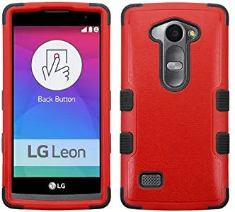 Best lg leon lte case red