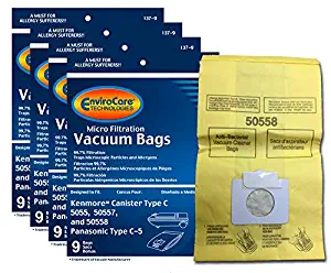 Best kenmore vacum bags c/q 5055
