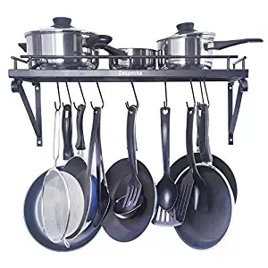 Best how to hang lids pot rack