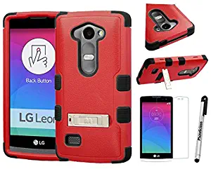 Best lg leon lte case red