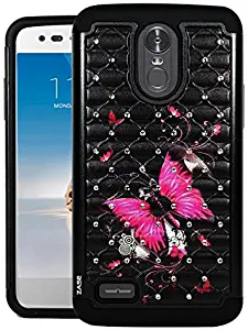 Best lg stylo 3 case pink hearts