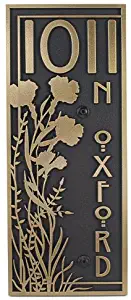 Best craftsman style address plaques