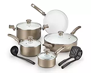 Best t-fal 14 piece gold cookware set