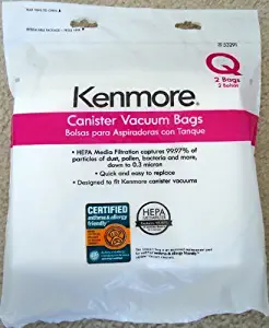 Best kenmore canister vacuum bags q/c 20 53291