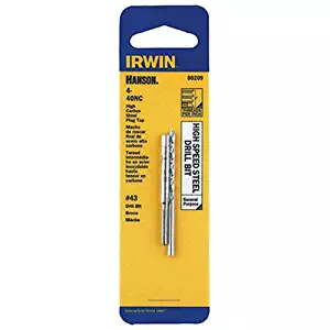 Best number 43 drill bit size