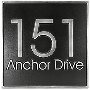 Best craftsman style address plaques