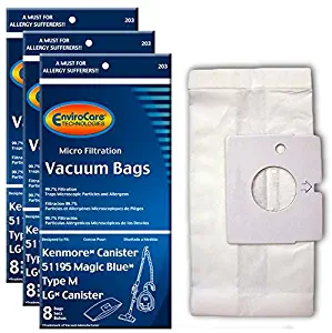 Best kenmore 51195 magic blue bags