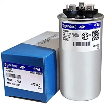 OEM Upgraded Replacement for Nordyne Intertherm Miller Round Capacitor 40/7.5 370 Volt 620888