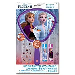Disney Frozen 2 Lip Balm set With Mirror