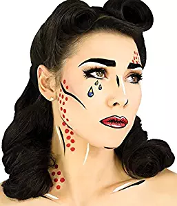 Woochie Water Activated Makeup Kit - Professional Quality Halloween and Costume Makeup - Pop Art