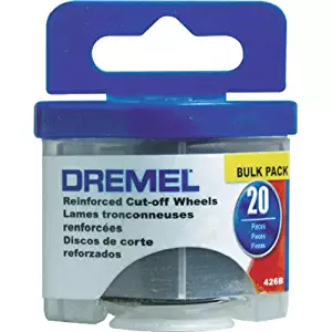 Dremel 426B 20 Piece 1-1/4-Inch Reinforced Rotary Tool Cut-Off Wheels