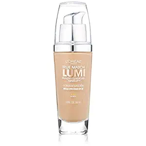 L'Oreal True Match Lumi Healthy Luminous Makeup, Sun Beige [W6], 1 oz (Pack of 2)