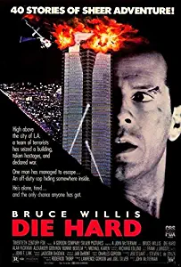 Die Hard Movie POSTER 27 x 40 Bruce Willis, Bonnie Bedelia, B, MADE IN THE U.S.A.