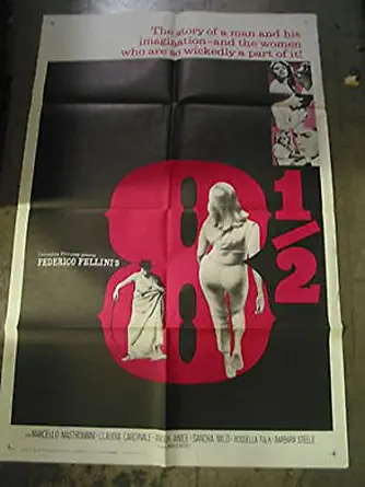 8 1/2 / ORIGINAL U.S. ONE-SHEET MOVIE POSTER (FEDERICO FELLINI)