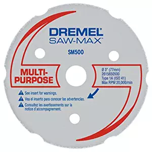 Dremel SM500 3-Inch Wood & Plastic Carbide Wheel
