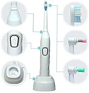 Electric Toothbrush and Teeth Whitening Polisher with High Frequency Sonic 30K Vibration for Optimal Tooth Cleaning and Dental Care