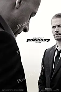 Ship from USA - Fast and Furious 7 Movie Poster Glossy Finish Made in USA - MOV284 (24