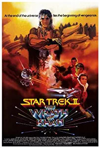 Star Trek 2: The Wrath of Khan Poster B 27x40William ShatnerLeonard Nimoy Ricardo Montalban