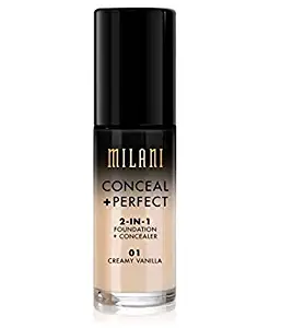 MILANI Conceal + Perfect 2-In-1 Foundation + Concealer – Creamy Vanilla