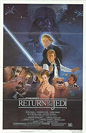 Star Wars: Episode Vi - Return Of The Jedi - Authentic Original 27x41 Folded Movie Poster