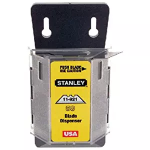 Stanley 11-921A Classic 1992 Heavy Duty Knife Blades Dispenser, 100 Pack