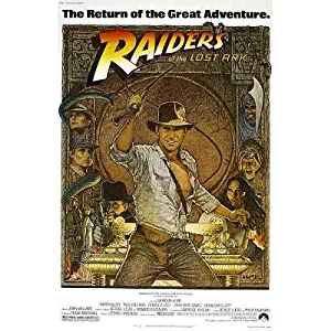 Pop Culture Graphics (11x17) Raiders of The Lost Ark - Harrison Ford Credits Movie Poster
