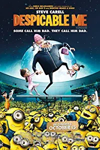 Despicable Me 2010 Movie Poster 24x36 inches Steve Carell Kristen Wiig Gloss Poster Print 102 by qualityprints