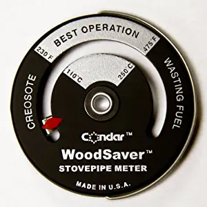 WoodSaver Stove Pipe Thermometer Model 3-16