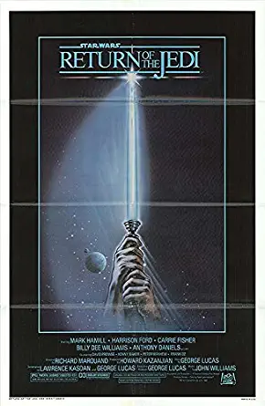 Star Wars: Episode Vi - Return Of The Jedi - Authentic Original 27x41 Folded Movie Poster