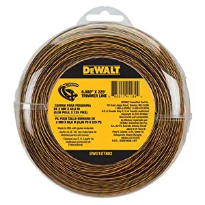 DEWALT DWO1DT802 String Trimmer Line, 225-Feet by 0.080-Inch