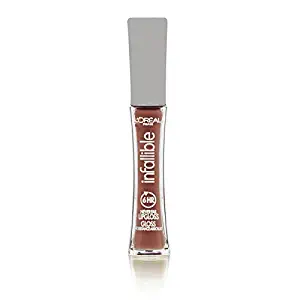 L’Oreal Paris Makeup Infallible 8 Hour Lip Gloss, Comfortable & Hydrating Formula, Sunset, 0.5 fl.oz.