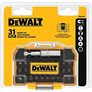 DEWALT DWAX200 Security Screwdriving Set, 31-Piece