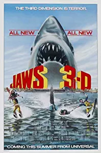 Jaws 3-D 27x40 Movie Poster (1983)