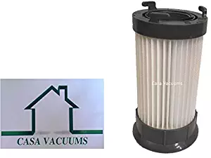 Eureka DCF-4 DCF-18 Washable & Reusable Long-Life Vacuum Filter; Replaces Eureka GE DCF1 DCF4 DCF18 Part # 62132 63073 61770 3690 18505 28608-1 28608B-1, by Casa Vacuums