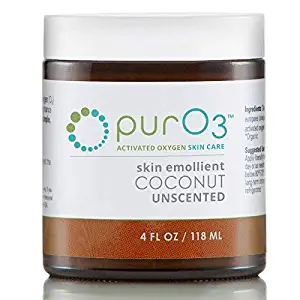 PurO3 Ozonated Coconut Oil - 4 oz - Glass Jars