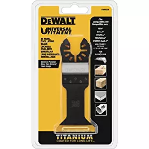 DEWALT Dwa4204 Wide Titanium Oscillating Wood with Nails Blade