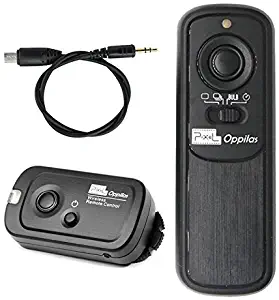 Pixel Oppilas 2.4GHz Digital Wireless Remote Control S2 Remote Shutter Release for Sony Cameras, Replaces Sony RM-SPR1