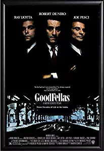 Goodfellas Movie Poster Framed (Black)