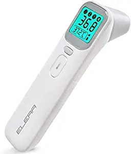 Infrared Forehead Thermometer for Adults, ELERA No Touch Infrared Thermometer for Adult and Baby, Instant Read Head Thermometer with Non Contact. Touchless Thermometer for Fever for Humans, Offices