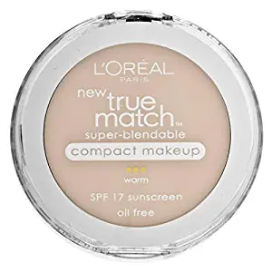L'Oreal Paris True Match Super-Blendable Compact Makeup, Light Ivory, 0.3 oz.