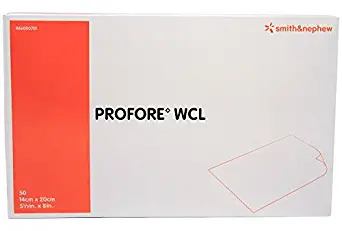 Smith and Nephew 66000701 Profore Wound Contact Layer 5 1/2" x 8" - Box of 50