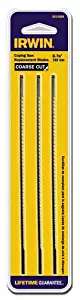 IRWIN Tools Coping Saw Blades, Coarse, 3-pack (2014500)