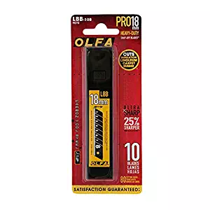 OLFA UltraSharp Black Snap-Off Heavy-Duty Blade