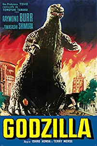 Studio B Godzilla Fire Movie Poster 24x36 inch