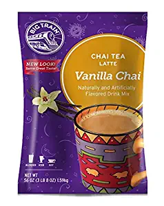 Big Train Vanilla Chai Tea Latte, 3 Lb (1 Count) Powdered Instant Chai Tea Latte Mix, Spiced Black Tea with Milk, For Home, Café, Coffee Shop, Restaurant Use