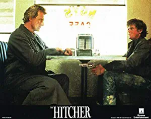 The Hitcher Original 11X14 Lobby Card C. Thomas Howell Rutger HAUER in Diner