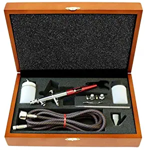 Paasche VLST-PRO Double Action Airbrush in Wood Case (VLST-3W)