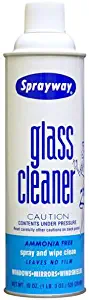Sprayway Glass Cleaner Aerosol Spray, 19 oz (Packaging May Vary)