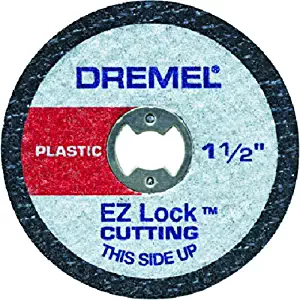 Dremel EZ476 1 1/2-Inch EZ Lock Rotary Tool Cut-Off Wheels For Plastic - 5 pack