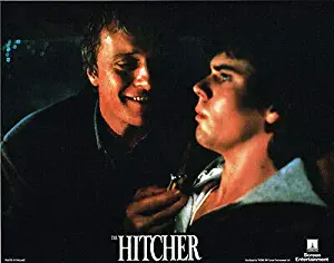 The Hitcher Original 11X14 Lobby Card C. Thomas Howell Rutger HAUER